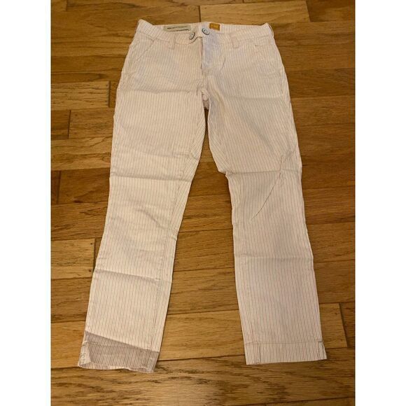 Pilcro & The Letterpress Anthropologie striped low rise straight leg pants 25P - Picture 1 of 9